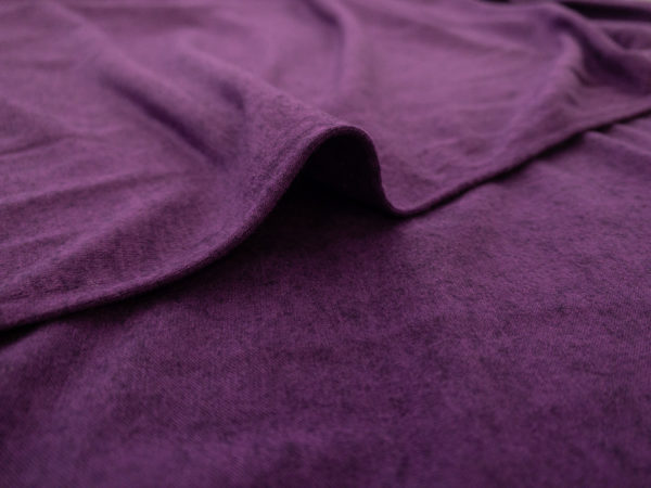 Designer Deadstock - Rayon/Wool Jersey - Violet Heather