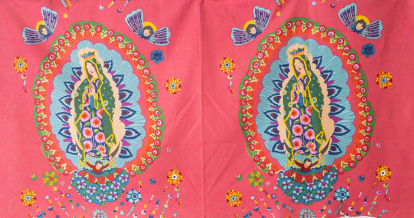 Quilting Cotton - Alexander Henry - Our Lady Guadalupe Panel - Pink