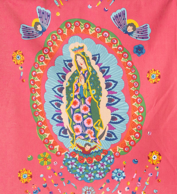 Quilting Cotton - Alexander Henry - Our Lady Guadalupe Panel - Pink