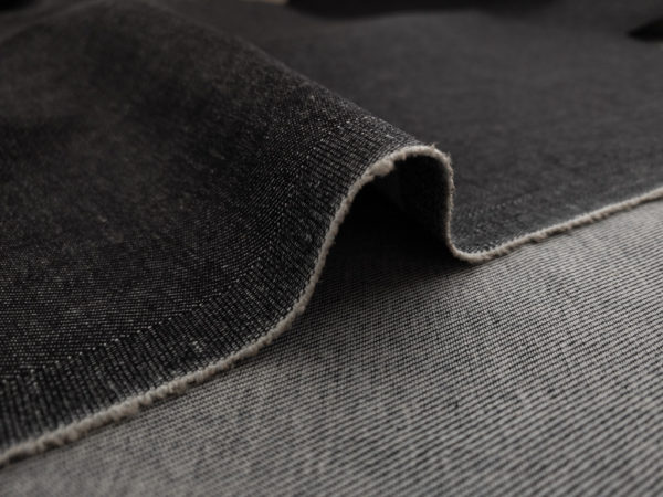 Designer Deadstock - 9 oz Stretch Cotton Denim - Dark Indigo