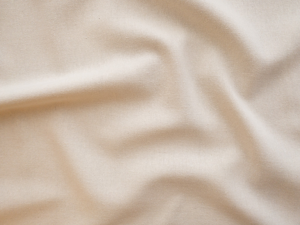 Beige Silk Fabric by the Yard - Washable