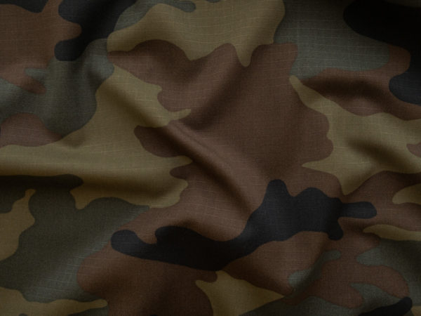 Designer Deadstock - Cotton Ripstop - Camo Print