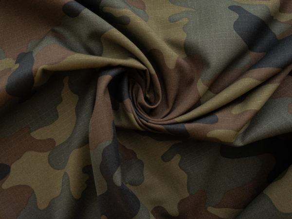 Designer Deadstock - Cotton Ripstop - Camo Print