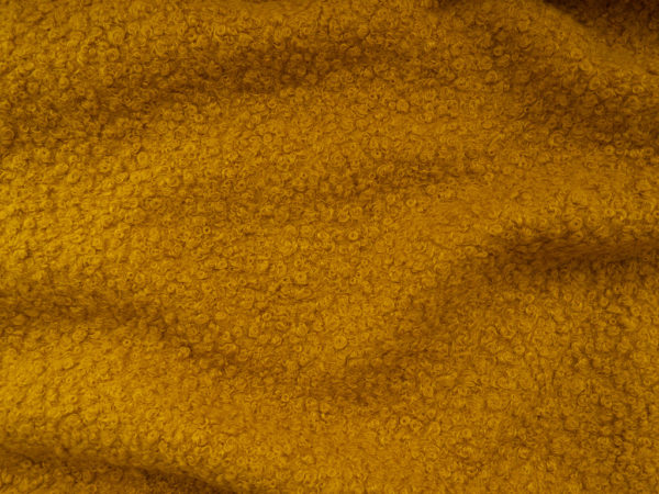 Lady McElroy - Wellington Polyester Boucle Sweater Knit - Ochre