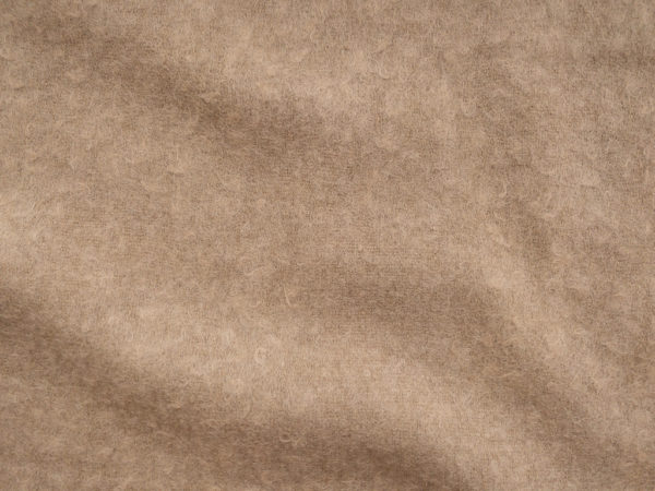 Italian Designer Deadstock – Wool/Polyester/Mohair Coating - Camel