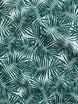 Amour Vert - Sandwashed Silk Crepe de Chine - Lush Palms - Green