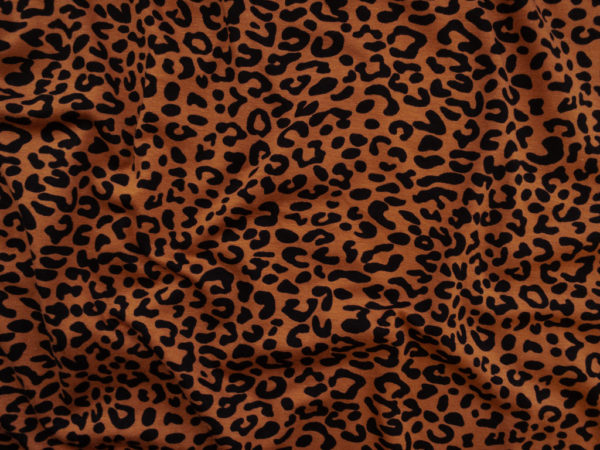 Amour Vert - Organic Cotton/Modal Jersey - Leopard Print - Brown/Black