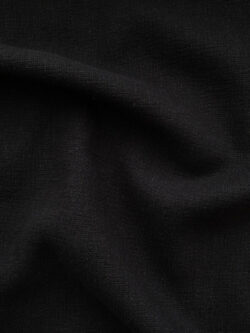 Designer Deadstock – Midweight Cotton Gauze – Black