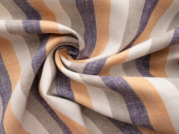 Yarn Dyed Linen - Beach Day Stripe