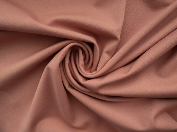 Designer Deadstock – Rayon/Nylon Ponte Knit – Rose