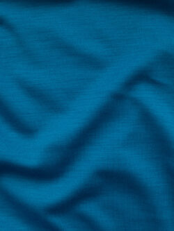 Designer Deadstock – Interlock Wool Jersey – Cerulean