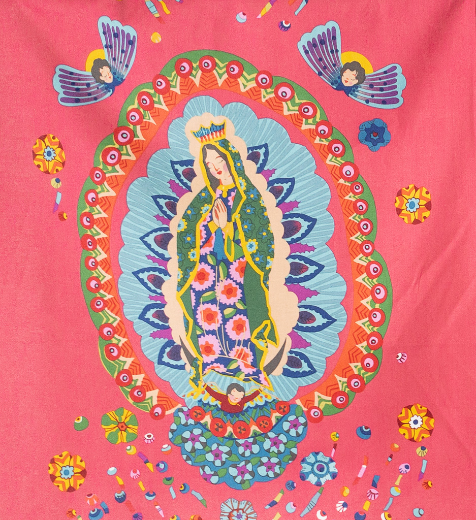 knee length dresses for ladies Our Lady of Guadalupe Short Sleeve Casual Style Dresses – Catholics Online  Shop main image 1