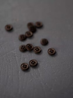 Merchant & Mills -  Cotton Button - Black Coffee - 11mm