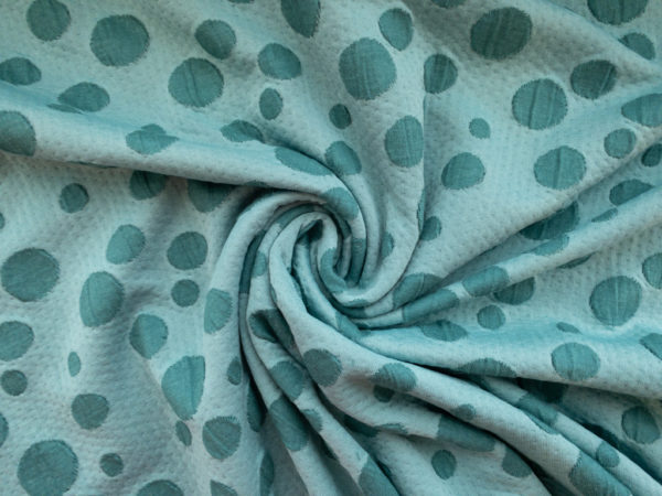 Lady McElroy – Textured Viscose/Polyester Knit – Stepping Stones - Spearmint