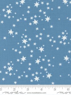 Quilting Cotton - Delivered With Love - Starry Dreams - Blue