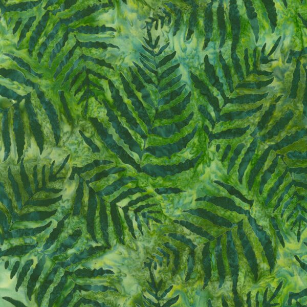 Artisan Cotton Batik - Marshland - Fronds - Palm