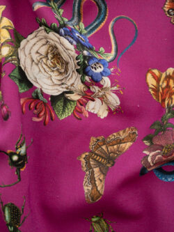 Lady McElroy - Trudi Linen/Viscose - Cobra Corsage - Magenta