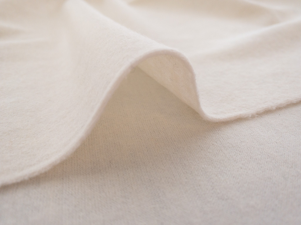 European Designer Deadstock – Wool/Polyester Brushed Jersey