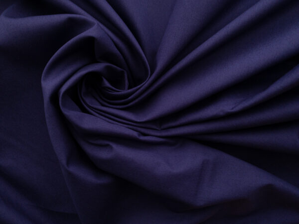 European Designer Deadstock - Cotton Poplin - Royal Blue