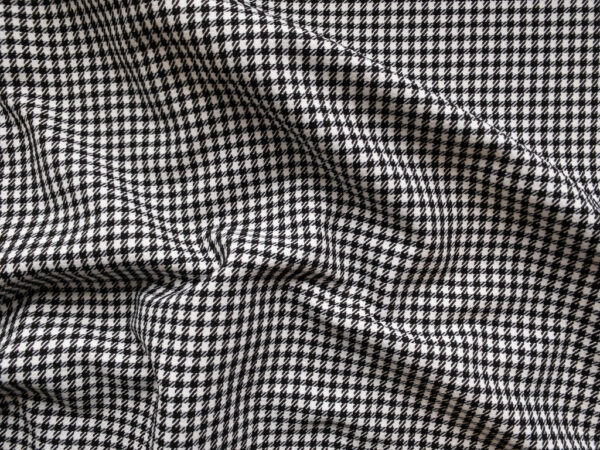 Blake Rayon Blend Stretch Woven - Houndstooth