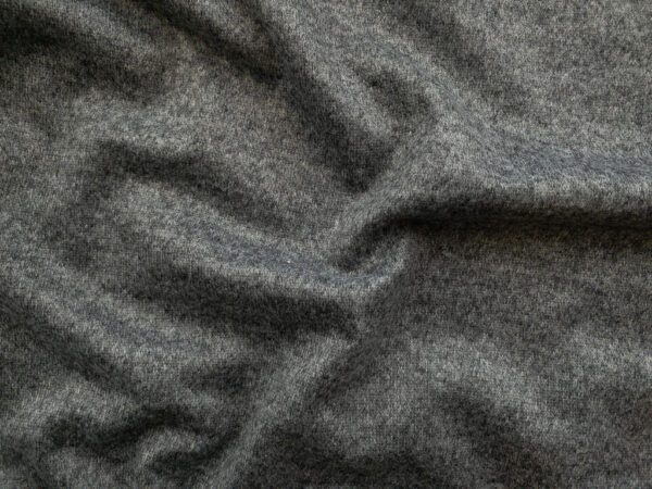 European Designer Deadstock – Merino Wool/Polyester Sweater Knit – Grey