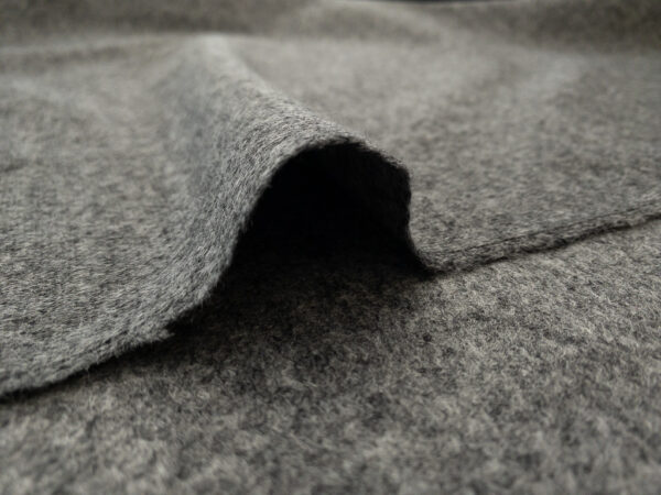 European Designer Deadstock – Merino Wool/Polyester Sweater Knit – Grey