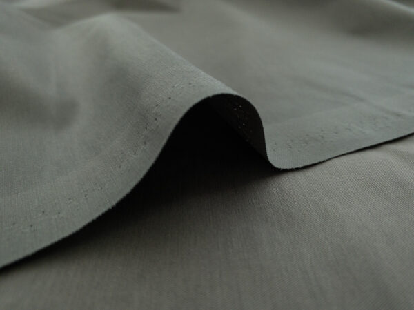 Japanese Designer Deadstock - Water Resistant Cotton/Nylon - Pewter