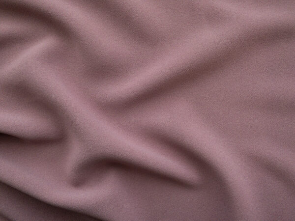 Japanese Designer Deadstock – Polyester/Viscose Stretch Crepe - Rose