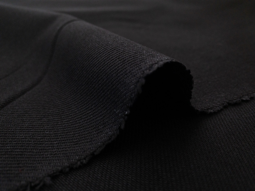 12oz Cotton - Bull Denim - Black - Stonemountain & Daughter Fabrics