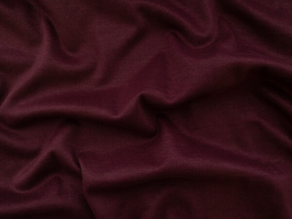 Organic Cotton/Spandex Ribbing – Wine