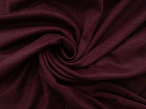 Organic Cotton/Spandex Ribbing – Wine