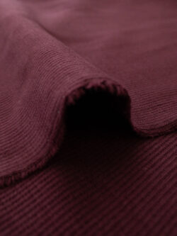 Wine Ribbed Knit Texture Stonemountain & Daughter Fabrics
