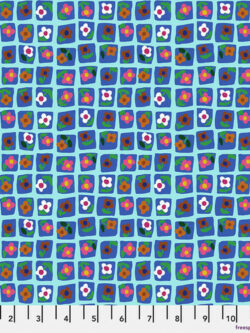 Quilting Cotton - Checkerboard - Water