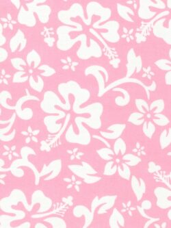 Aloha Cotton Flannel - Hibiscus - Blush