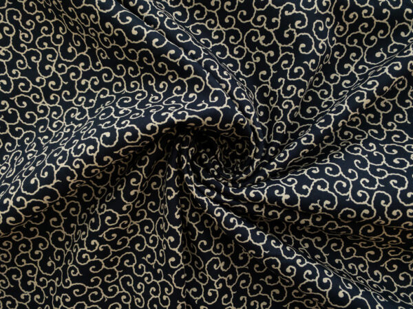 Japanese Cotton Sheeting – Karakusa – Indigo