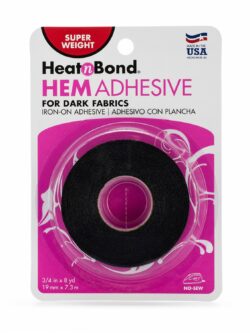 HeatnBond Super Hem for Dark Fabrics 3/4" x 8yds