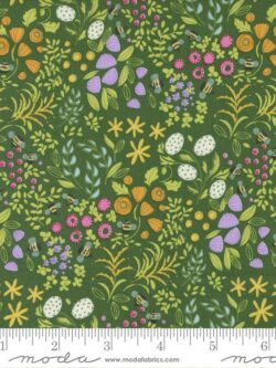 Quilting Cotton - Wild Blossoms - Little Wild Things - Basil
