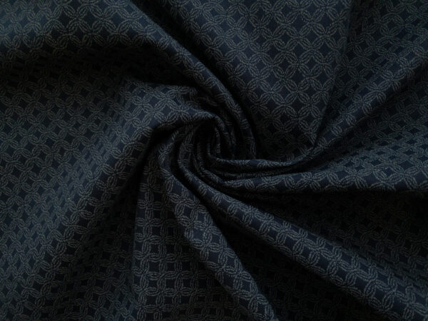 Japanese Cotton Sheeting – Seven Treasures – Indigo