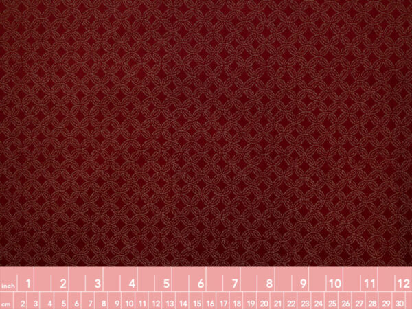 Japanese Cotton Sheeting – Seven Treasures – Red