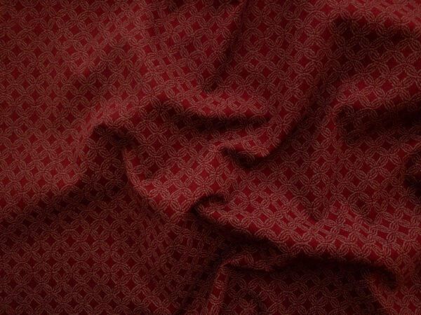 Japanese Cotton Sheeting – Seven Treasures – Red