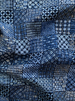 Quilting Cotton - Alexander Henry - Sunrise Tapa - Indigo