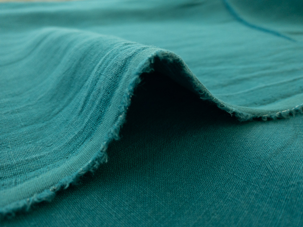 Solid Washed Linen - Jewel - Stonemountain & Daughter Fabrics