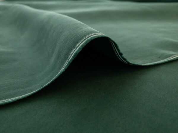 Sandwashed Cupro/Viscose Challis - Forest