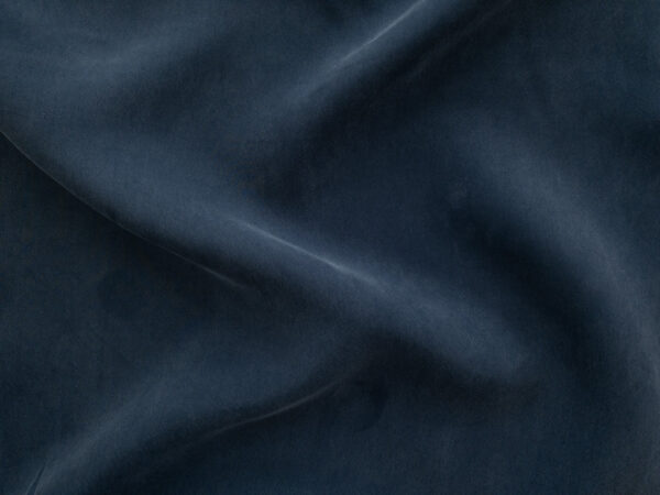 Sandwashed Cupro/Viscose Challis - Denim