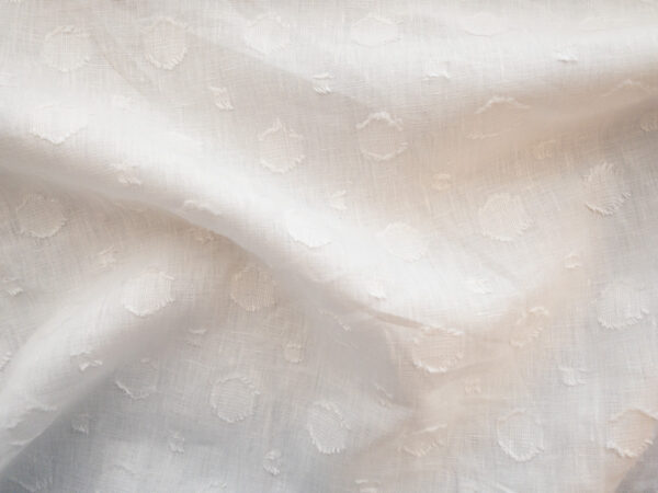 Textured Dobby Linen - Ivory