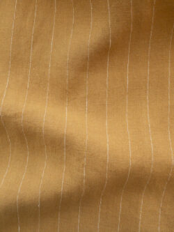 Yarn Dyed Linen - Pinstripe - Ochre