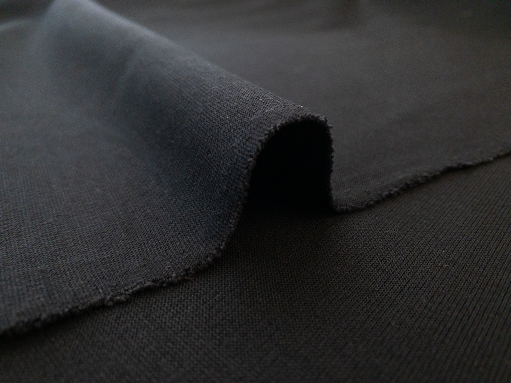 Rayon/Polyester Ponte De Roma Knit – Black - Stonemountain & Daughter ...