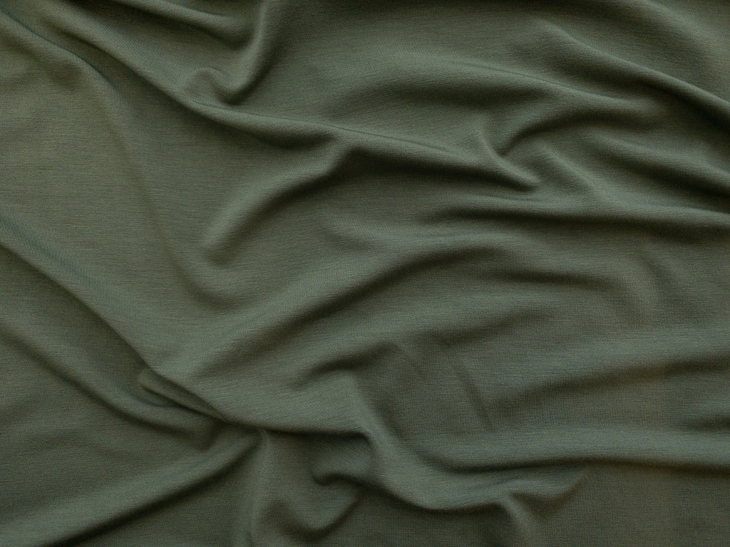 Micromodal/Spandex Jersey – Olive - Stonemountain & Daughter Fabrics