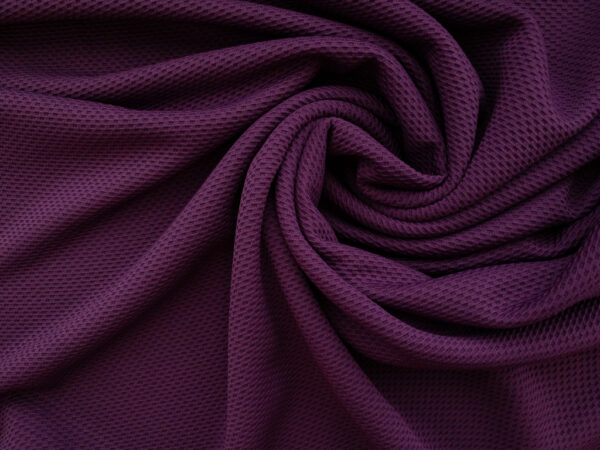 Lady McElroy - Viscose/Polyester/Spandex Textured Knit - Purple