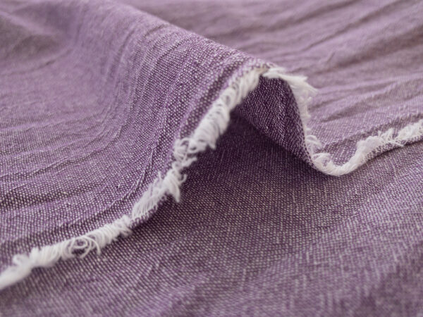 Japanese Washed Cotton Chambray – Plum